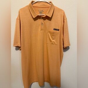 Salt Life Men's Orange Polo Shirt XXL Brand New